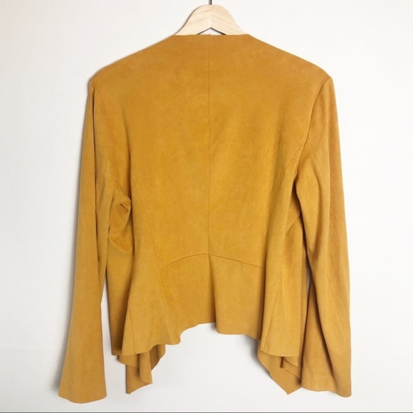 Mustard suede blazer - Picture 2 of 2